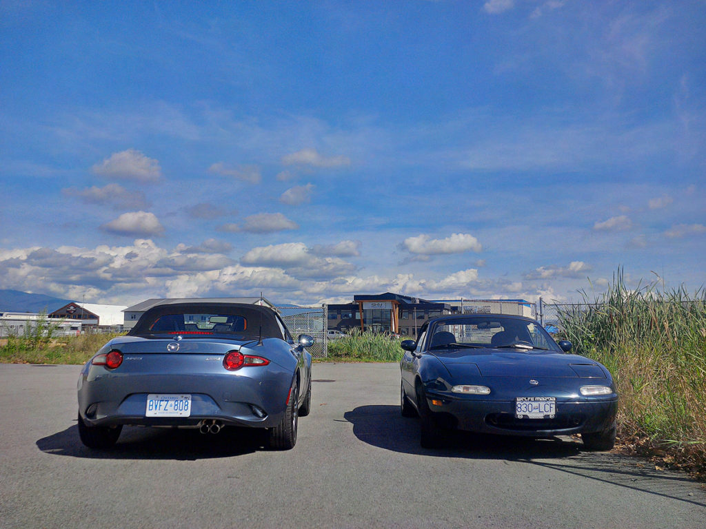 Mazda MX-5 Miata roadster: new vs. old - The OpenRoad Blog