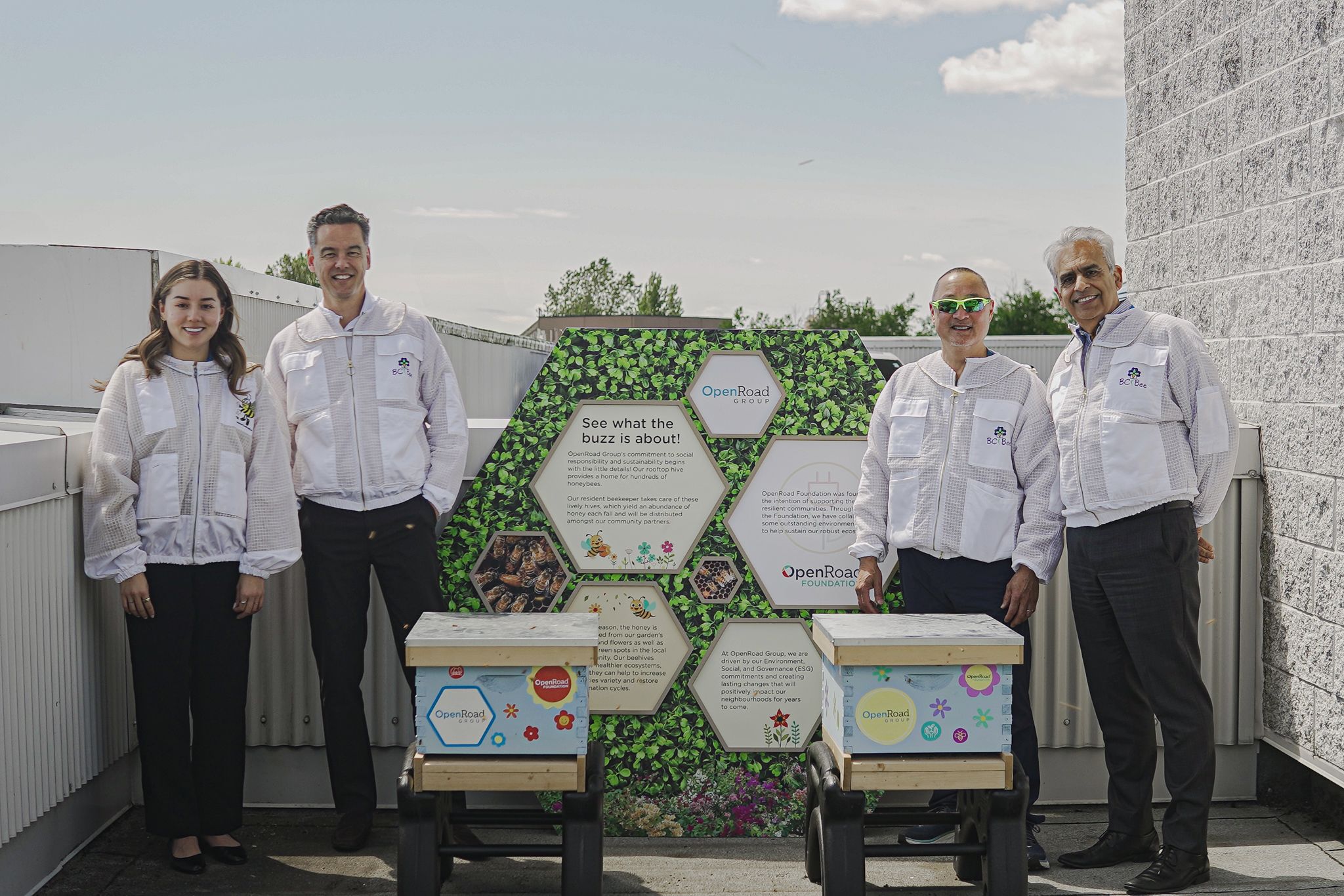 Buzzing News: OpenRoad Group Establishes New Rooftop Beehive at BMW Langley