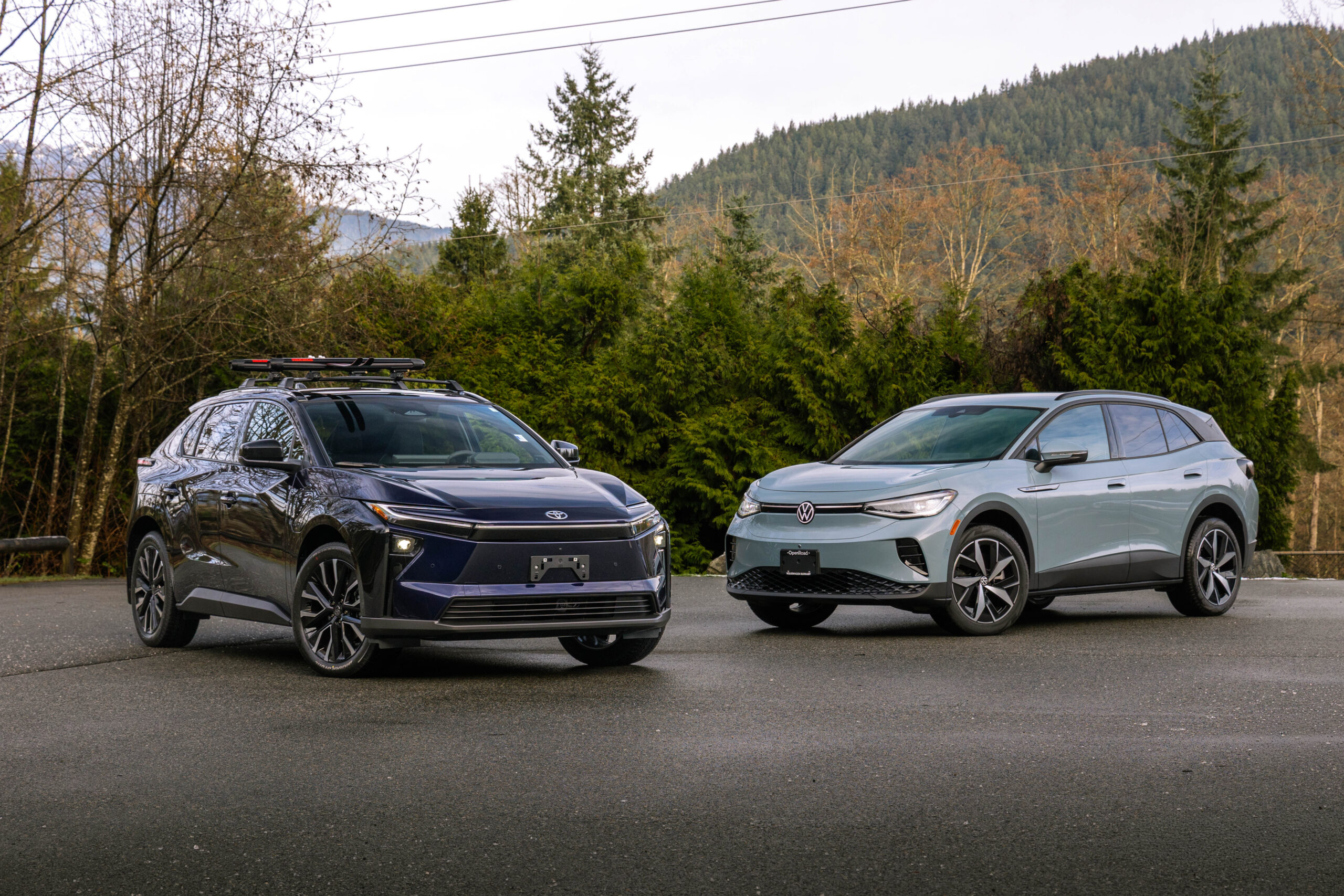 Comparing the updated 2026 Toyota bZ against the 2026 Volkswagen ID.4 